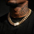 Miami Cuban chain 8mm styled with hoodie and jacket men biker aesthetic