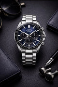 Men’s Chronograph Wrist Watch - Sport 3-Dial Quartz Watch with Date