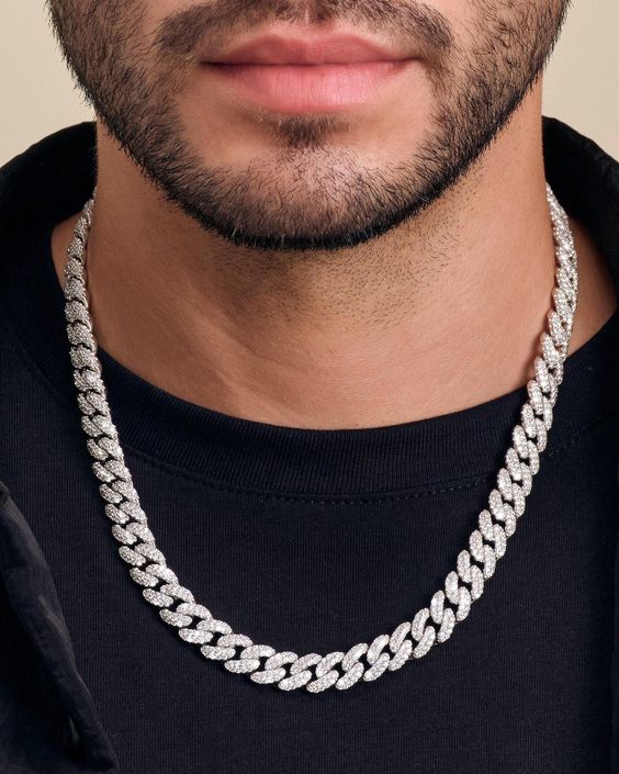 Mens Cuban Link Chain Necklace Golden 20 Inch IP Gold Plated 8mm Thick Box Lock TEXORA
