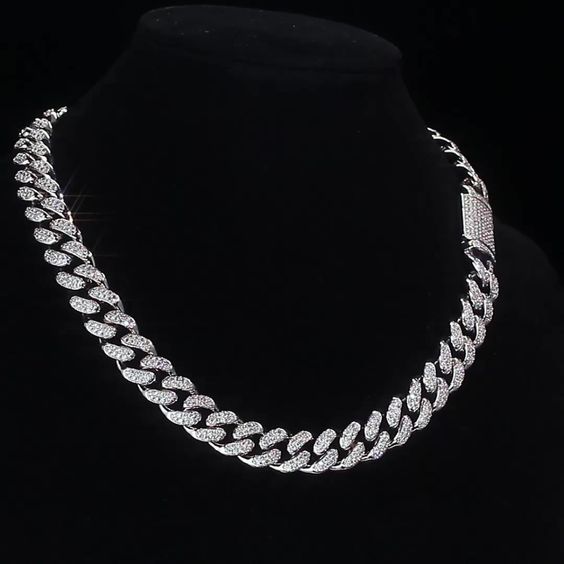 Mens Cuban Link Chain Necklace Golden 20 Inch IP Gold Plated 8mm Thick Box Lock TEXORA