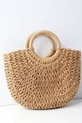  Natural woven straw tote beach bag for women large size - Texora
