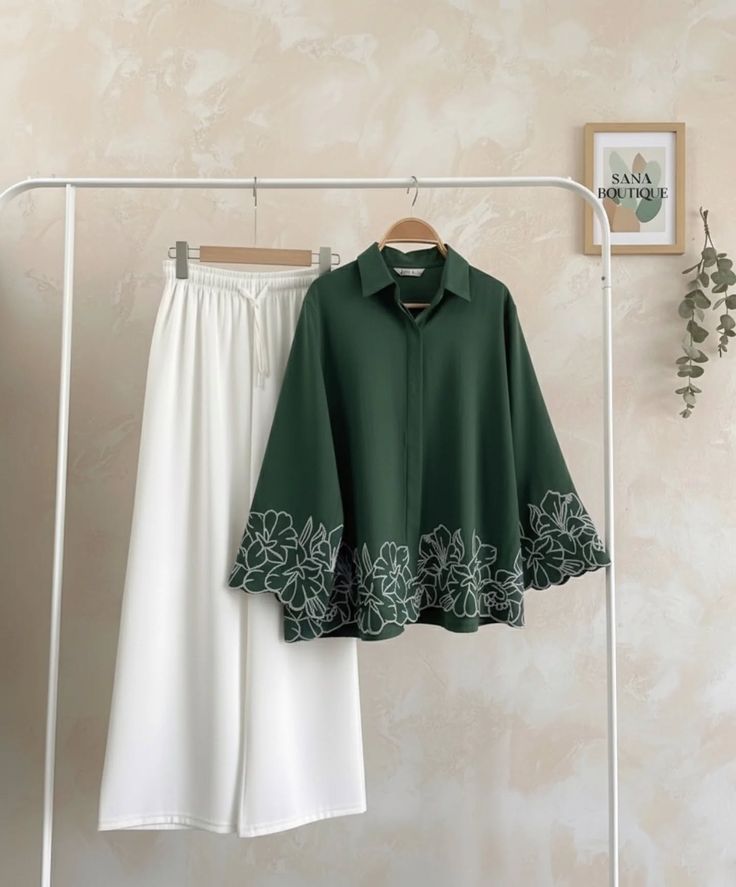 Texora Floral Cutwork 2 Piece Co Ord Set For Women